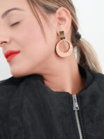 Σκουλαρίκια Μετατοπισμένος Κύκλος - Εικόνα 2