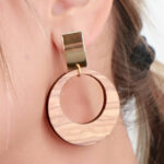 Σκουλαρίκια Μετατοπισμένος Κύκλος - Εικόνα 3